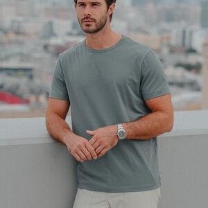 Cuts Mens AO Forever Tee in Sage size M